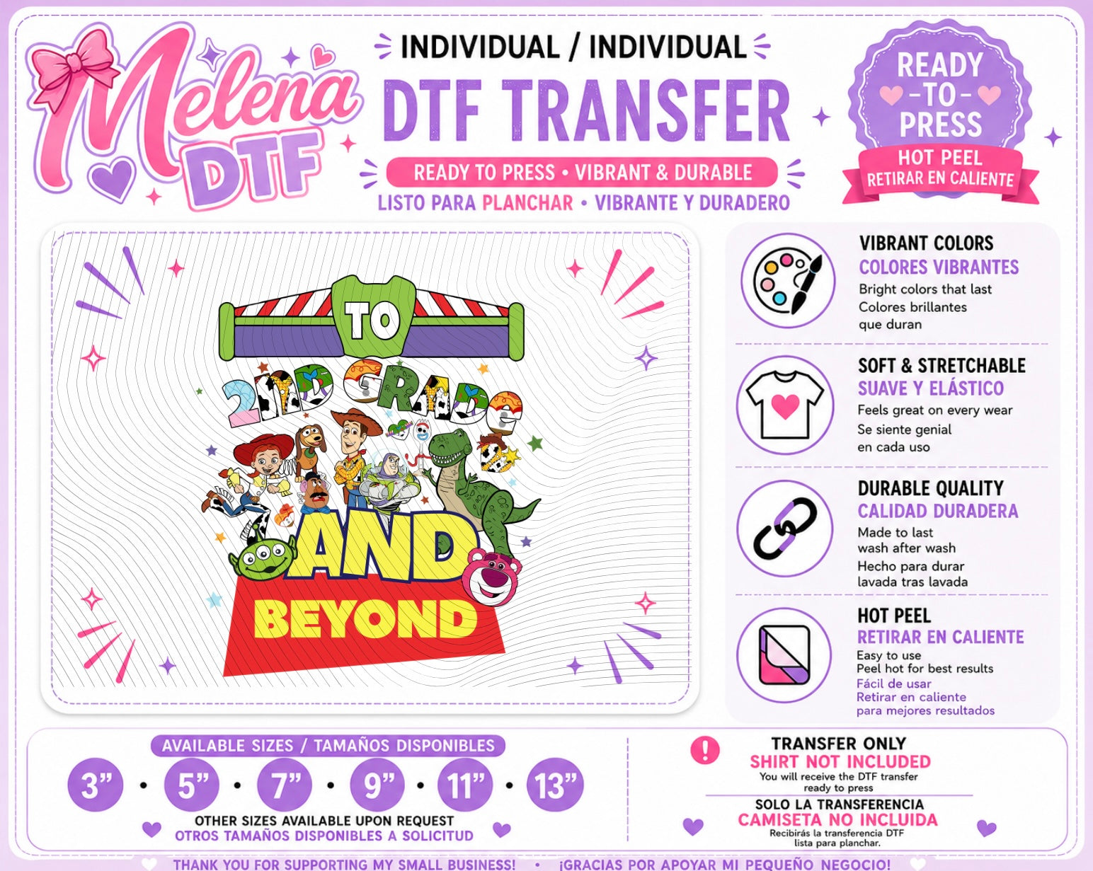 Toy Story 2nd Grade Transfer