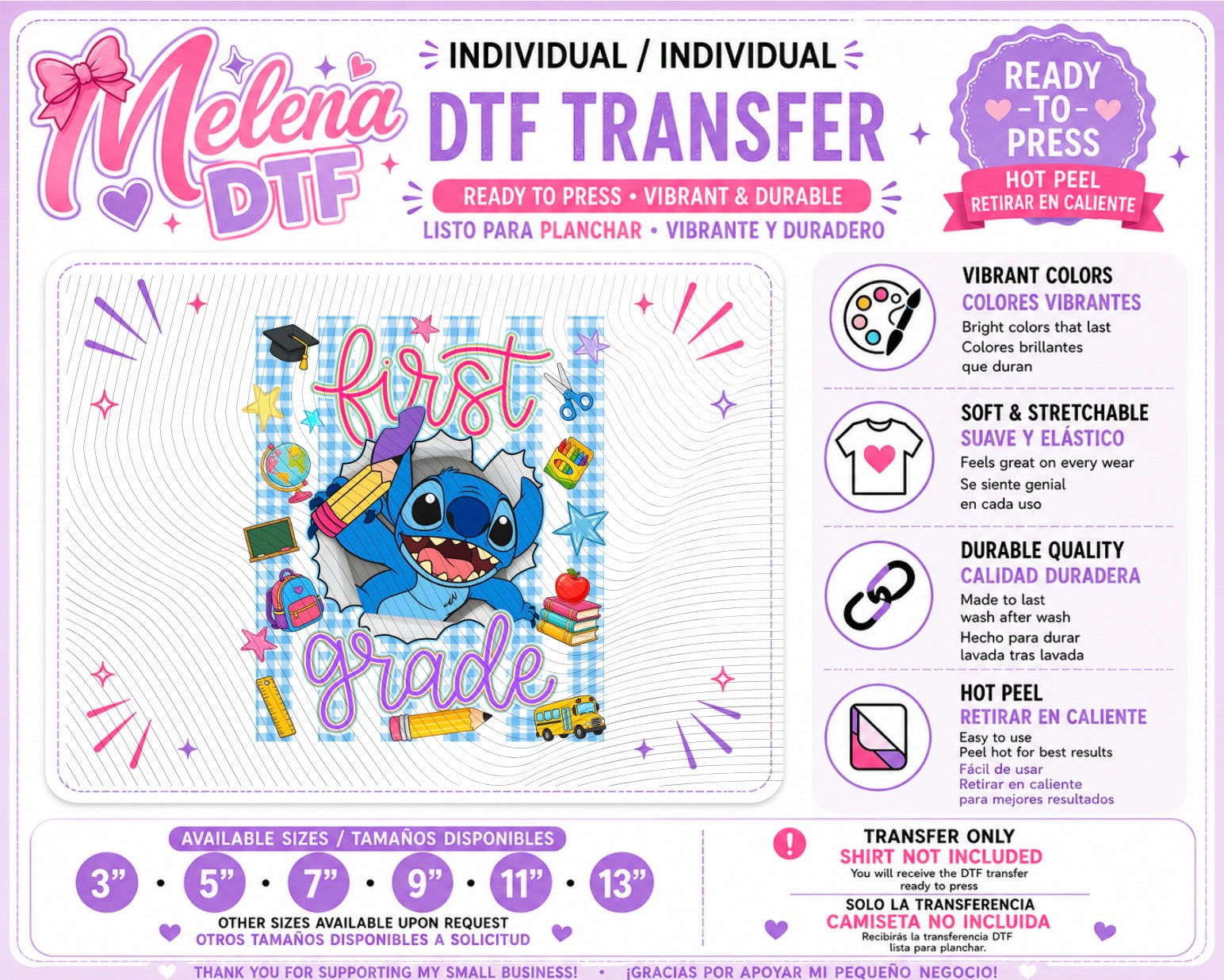 Stitch 1st Grade Transfer