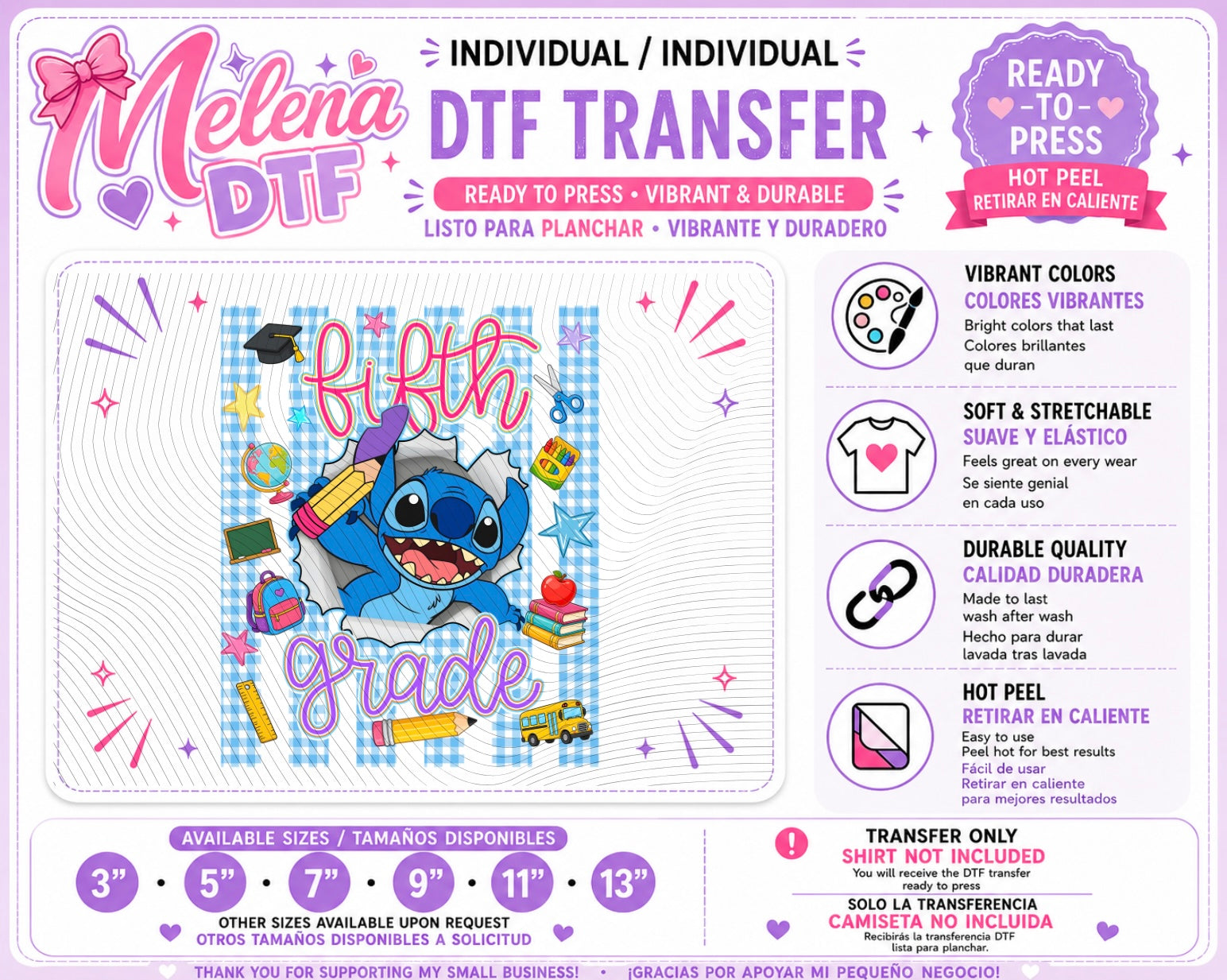 Stitch 5th Grade Transfer