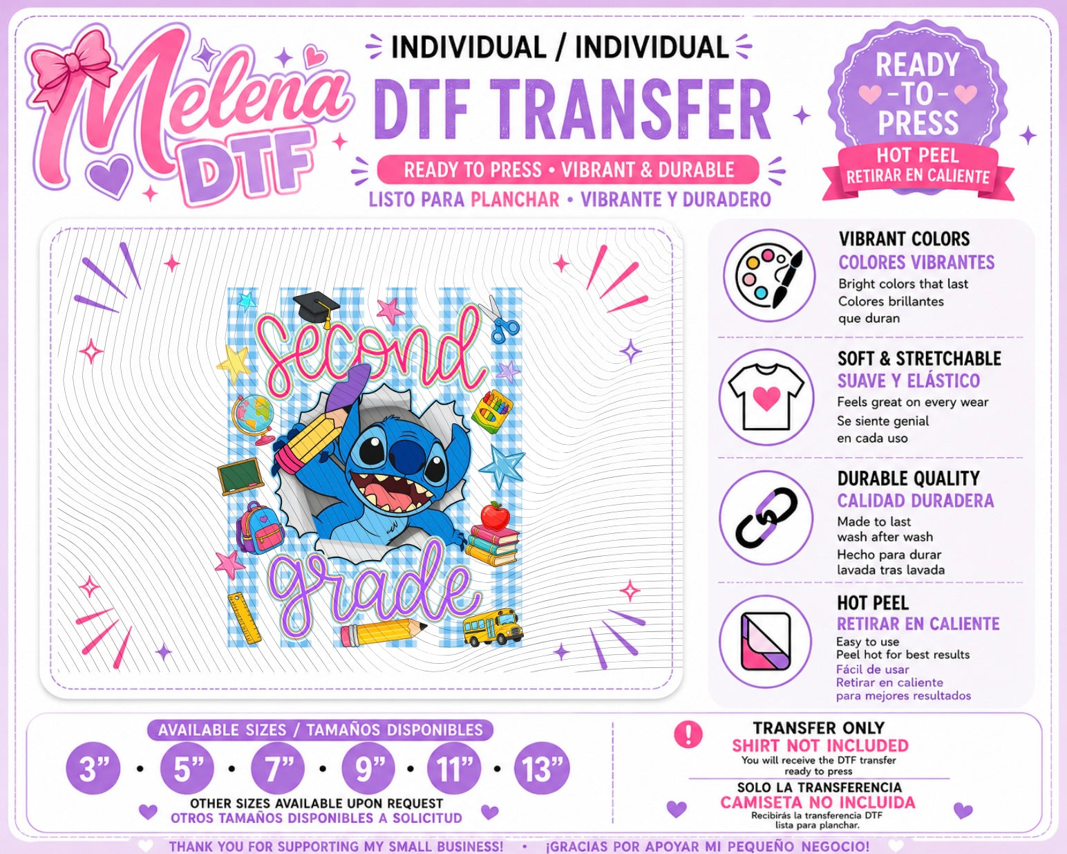 Stitch 2nd Grade Transfer