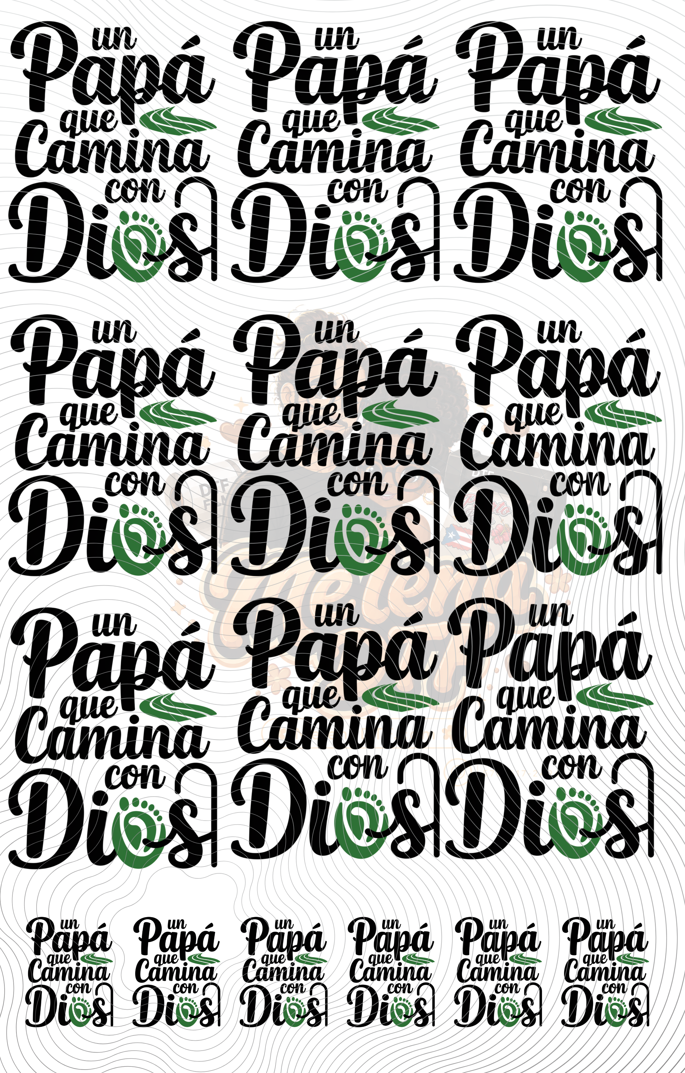 Papá que camina con Dios